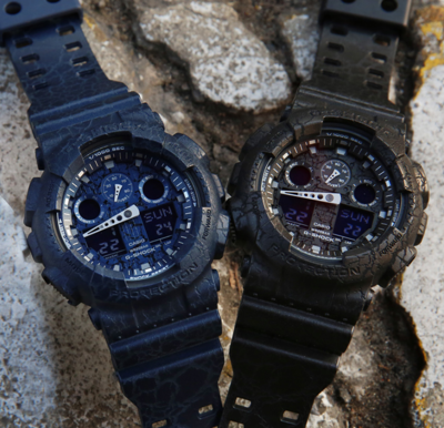 CASIO GA-100CG-2A 潮流與防水運動石英表的硬核典范
